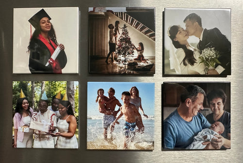 2.5" x 2.5" Keepsake Magnets (Customizable)